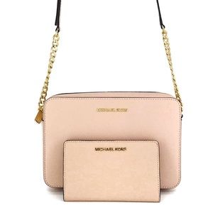 Michael Kors | Bags | Michael Kors Jet Set Crossbody Bag Wallet Set ...